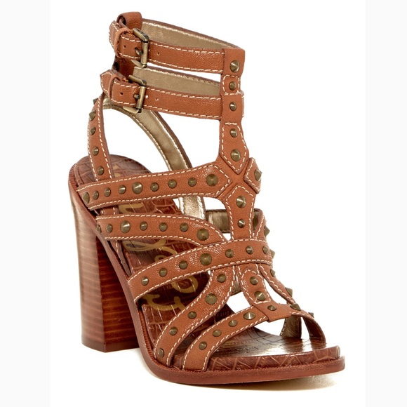 Sam Edelman chic Croc Studded Sandle. 9.5 - Picture 2 of 5